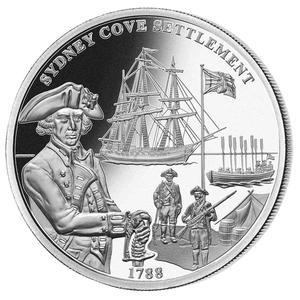 Australia / Medallion - Sydney Cove Settlement - reverse photo