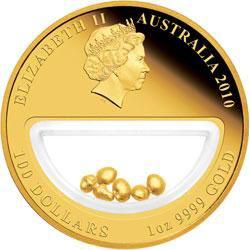 Australia / Gold Ounce 2010 Treasures of Australia - Gold - obverse photo