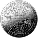 Silver Ounce 2019 A new Map of the World - 1812: Photo Coin, Australia, Silver Ounce 2019 A new Map of the World - 1812 / thumbnail