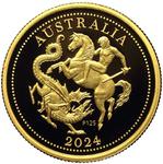 Australia / Australia Sovereign 2024 - Perth Mint's 125 Anniversary - reverse photo