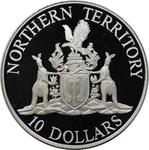 Australia / Ten Dollars Silver 1992 Northern Territory / Proof FDC - reverse photo