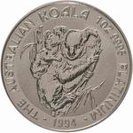 Platinum Ounce 1994 Australian Koala: Photo Coin, Australia, Platinum Ounce 1994 Australian Koala / thumbnail