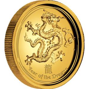 Australia / Gold Ounce 2012 Year of the Dragon - reverse photo