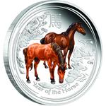 Silver Half Ounce 2014 Year of the Horse: Photo Coin, Australia, Silver Half Ounce 2014 Year of the Horse / thumbnail