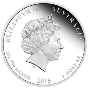 Australia / Silver Ounce 2015 HRH Princess Charlotte - obverse photo