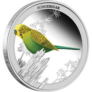 Australia / Silver Half Ounce 2013 Budgerigar - reverse photo