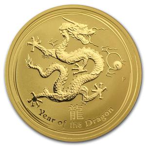 Australia / Gold Ounce 2012 Year of the Dragon (Series II) - reverse photo