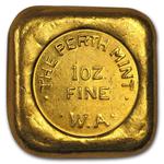 Gold Ounce Bar - Perth Mint, Poured: Photo Coin, Australia, Gold Ounce Bar - Perth Mint, Poured / thumbnail