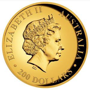Australia / Gold Two Ounces 2016 Australian Kangaroo - obverse photo