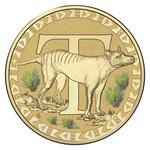 One Dollar 2016 Alphabet T - Tasmanian Tiger: Photo Coin, Australia, One Dollar 2016 Alphabet T - Tasmanian Tiger / thumbnail