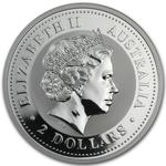 Silver Two Ounces 2006 Year of the Dog: Photo Coin, Australia, Silver Two Ounces 2006 Year of the Dog / thumbnail