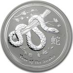 Australia / Silver Ounce 2013 Year of the Snake - reverse photo