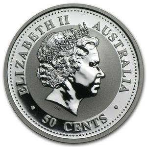 Australia / Silver Half Ounce 2002 Year of the Horse - reverse photo