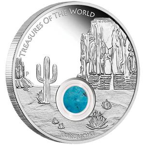 Australia / Silver Ounce 2015 Treasures of the World - North America - reverse photo