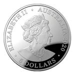 Silver Ounce 2020 Australian Olympic Team: Photo Coin, Australia, Silver Ounce 2020 Australian Olympic Team / thumbnail