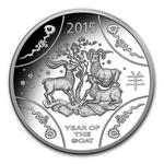 Silver Ounce 2015 Year of the Goat, RAM: Photo Coin, Australia, Silver Ounce 2015 Year of the Goat / thumbnail