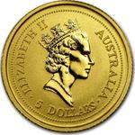 Gold Twentieth-Ounce 1998 Australian Nugget: Photo Coin, Australia, Gold Twentieth-Ounce 1998 Australian Nugget / thumbnail