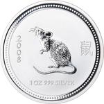 Silver Ounce 2008 Year of the Rat: Photo Coin, Australia, Silver Ounce 2008 Year of the Rat / thumbnail