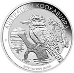 Silver Ounce 2019 Australian Kookaburra: Photo 2019 Australian Kookaburra 1oz Silver Bullion Coin / thumbnail