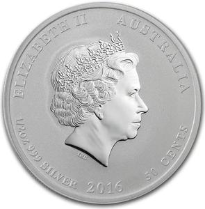 Australia / Silver Half Ounce 2016 Monkey King - obverse photo
