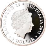Silver Ounce 2011 Royal Wedding: Photo Coin, Australia, Elizabeth II Royal Wedding - Dollar - 2011 - Perth - 1 Oz / thumbnail