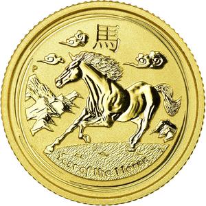 Australia / Gold Tenth-Ounce 2014 Year of the Horse - reverse photo