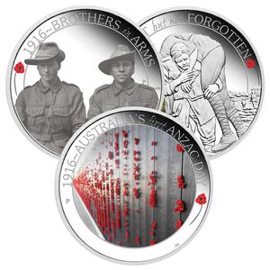 Australia / Silver Half Ounce 2016 Brothers in Arms - reverse photo