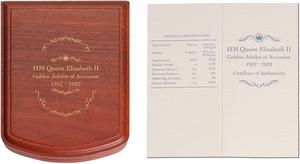 Australia / Gold and Silver 2002 Golden Jubilee - reverse photo