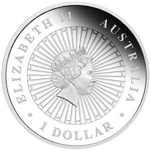 Australia / Silver Ounce 2016 Opal - Year of the Monkey - obverse photo