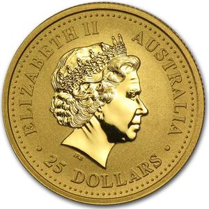 Australia / Gold Quarter Ounce 2001 Year of the Snake - obverse photo
