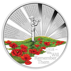 Australia / Silver Ounce 2018 We Will Remember Them - obverse photo