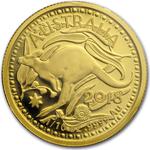 Australia / Gold Tenth-Ounce 2018 Kangaroo, RAM - reverse photo