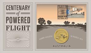 Australia / One Dollar 2010 Centenary of Powered Flight - reverse photo
