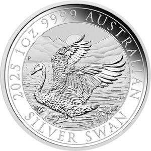 Australia / Silver Ounce 2025 Australian Swan - reverse photo