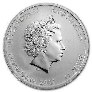 Australia / Silver Half Ounce 2016 Year of the Monkey - obverse photo