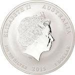 Silver Ounce 2015 Year of the Goat: Photo Coin, Australia, 1 Dollar 2015 - Silver / thumbnail