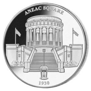 Australia / Medallion - Brisbane Anzac Square - reverse photo