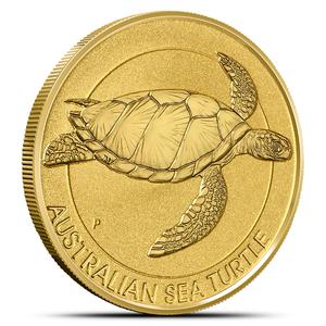 Australia / Gold Quarter Ounce 2022 Australian Sea Turtle - reverse photo