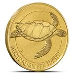 Gold Quarter Ounce 2022 Australian Sea Turtle: Photo Coin, Australia, Gold Quarter Ounce 2022 Australian Sea Turtle / thumbnail