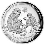 Silver Ounce 2016 Year of the Monkey, High Relief: Photo Coin, Australia, Silver Ounce 2016 Year of the Monkey, High Relief / thumbnail