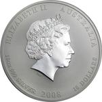 Silver Ten Ounces 2008 Year of the Mouse: Photo Coin, Australia, Silver Ten Ounces 2008 Year of the Mouse / thumbnail