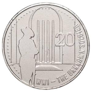 Australia / Twenty Cents 2015 The Unknown Soldier - reverse photo