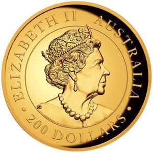 Australia / Gold Two Ounces 2021 Australian Kookaburra - obverse photo
