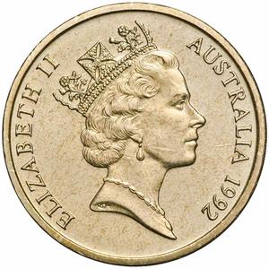 Australia / Five Dollars 1992 International Year of Space - obverse photo
