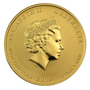 Australia / Gold Quarter Ounce 2009 Year of the Ox - obverse photo