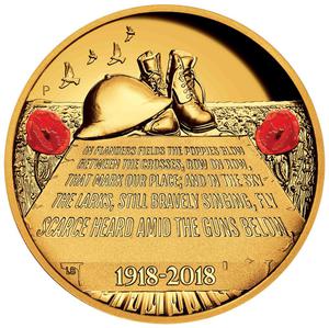 Australia / Gold Two Ounces 2018 In Flanders Fields - obverse photo