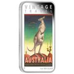 Australia / Silver Ounce 2014 Vintage Travel Poster - reverse photo