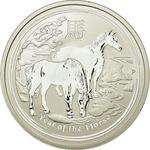 Silver Half Ounce 2014 Year of the Horse: Photo Coin, Australia, Year of the Horse 50 Cents - 1/2 Oz - 2014 / thumbnail