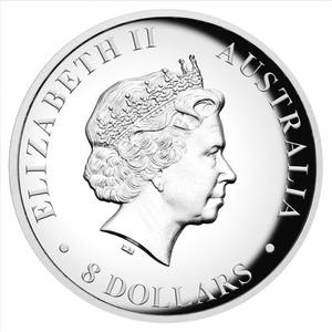Australia / Silver Five Ounces 2016 Australian Kangaroo - obverse photo