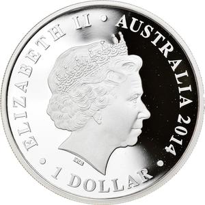 Australia / Silver Ounce 2014 Megalania - obverse photo